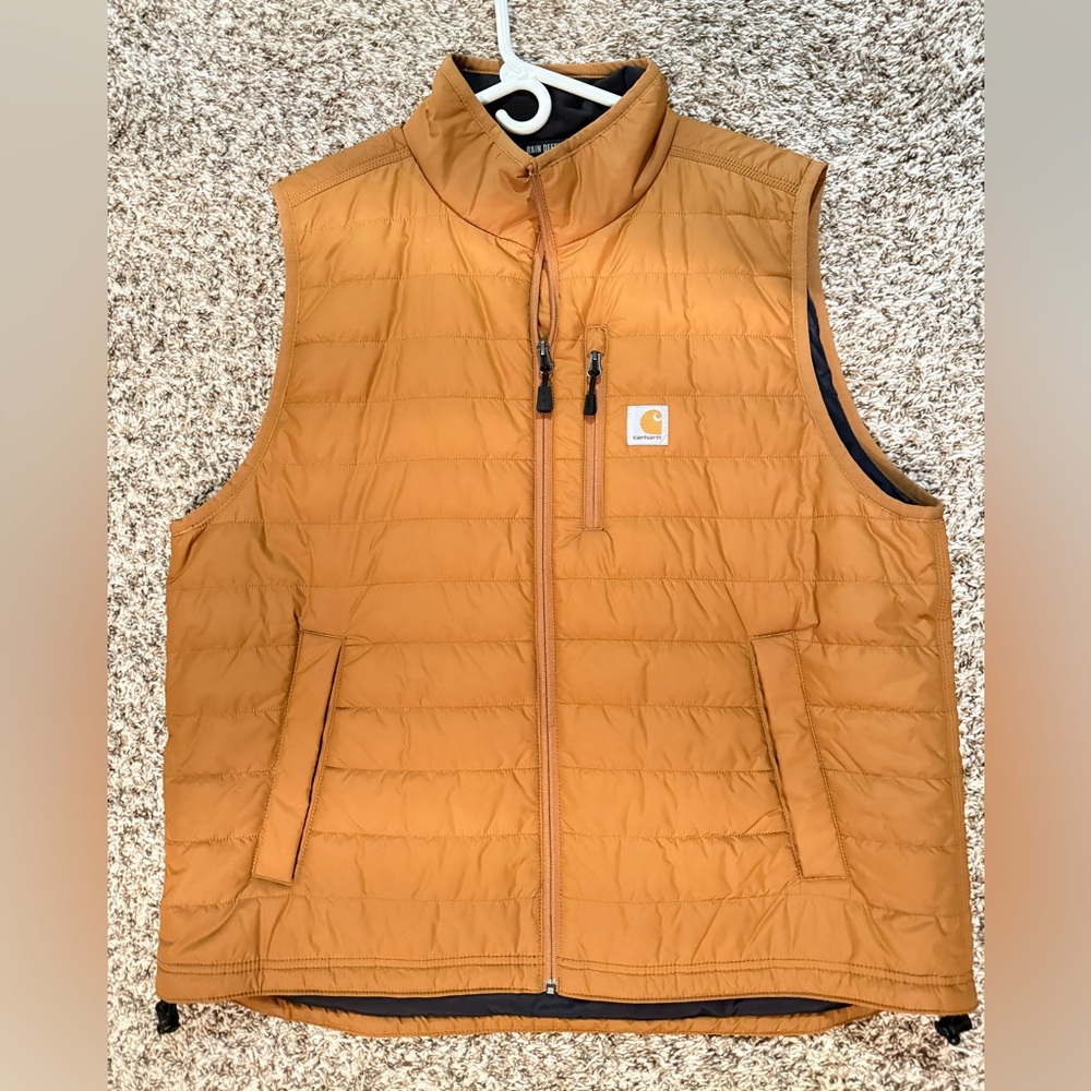 Carhartt Quilted Vest in Carhartt Brown